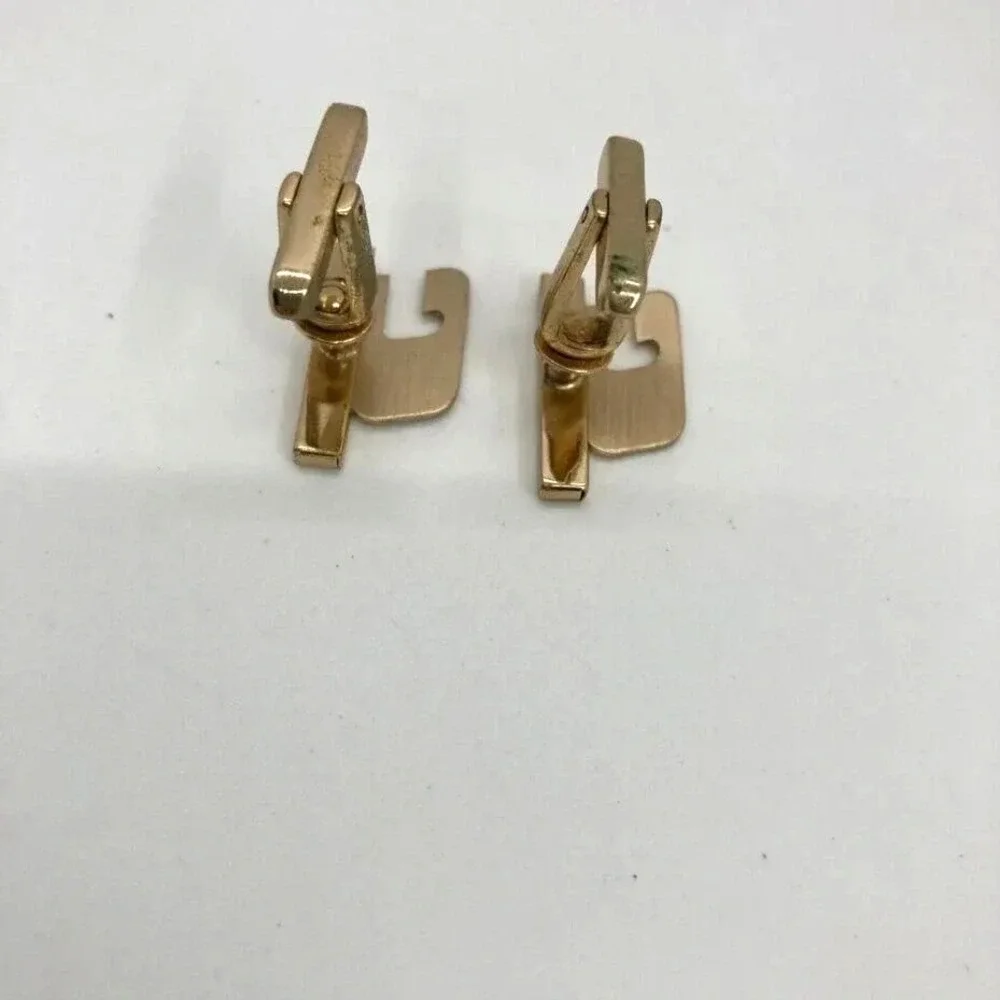 Vintage Initial C Cufflinks Pair Mens‎ Shirt Cuff Links Retro Gift